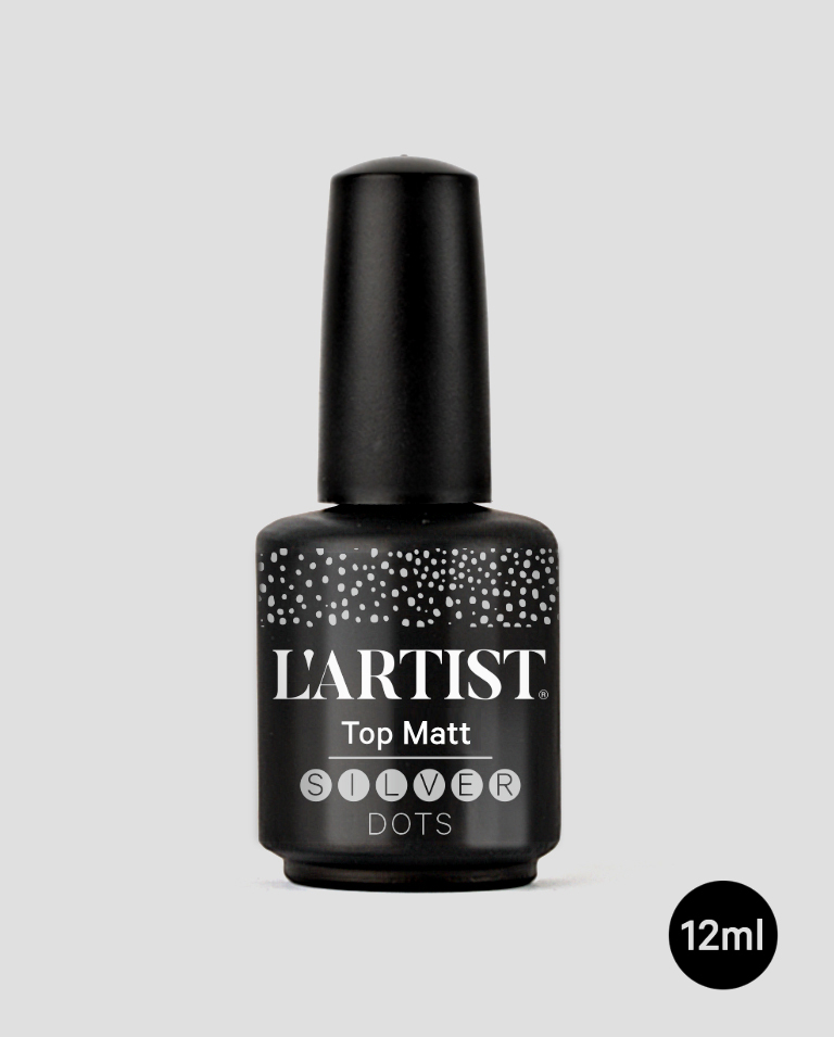 Top coat Silver Dots Mate