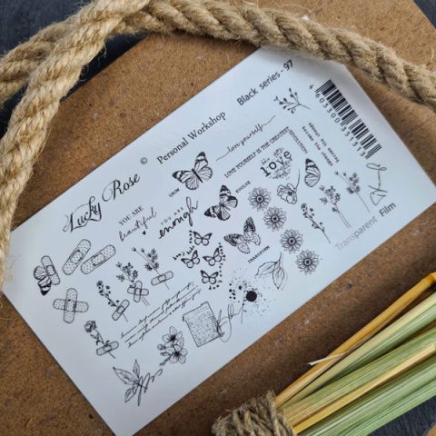 Pegatinas Black series 97