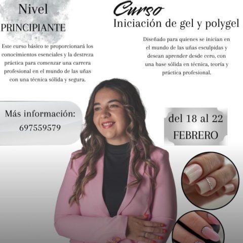 Curso iniciación de Gel y Polygel Ana Bracero manicura manicurista profesional formacion uñas