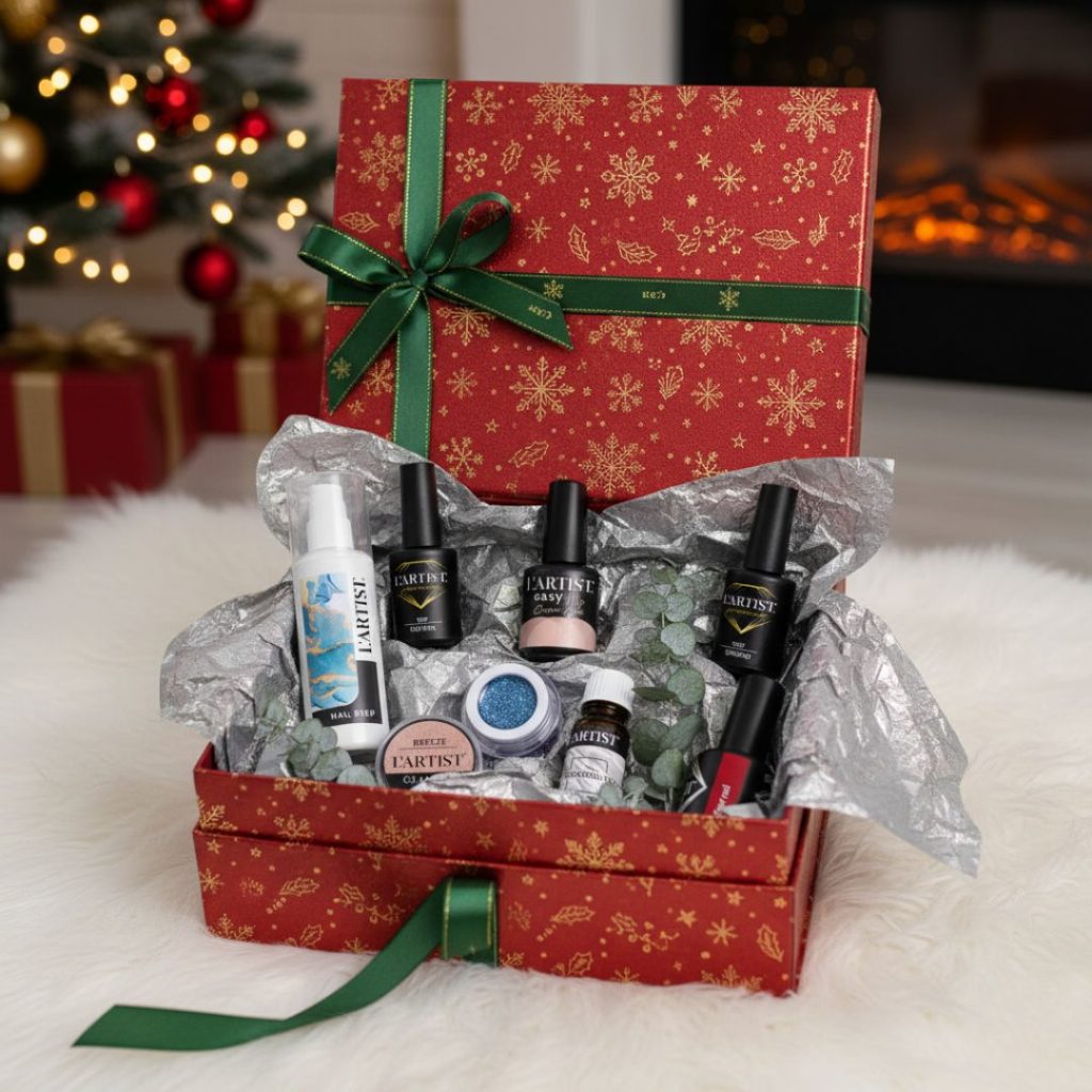 Pack Navideño Semipermanente manicura uñas semipermanentes top base esmalte Ana bracero tienda online regalos navidad