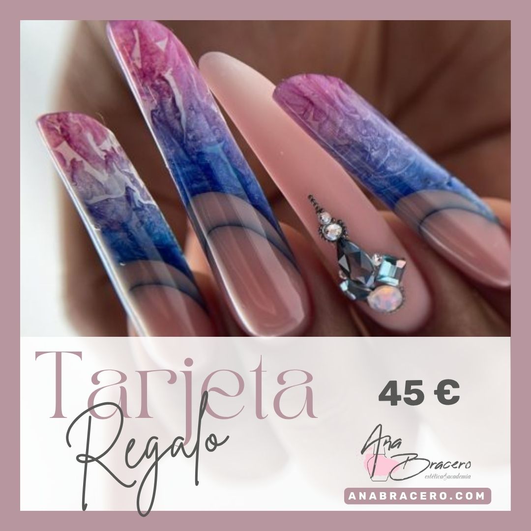 Tarjeta regalo Ana Bracero Torredonjimeno manicura uñas gel polygel acrygel esculpidas