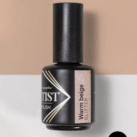 Esmalte Semipermanente WARM BEIGE GLITTER
