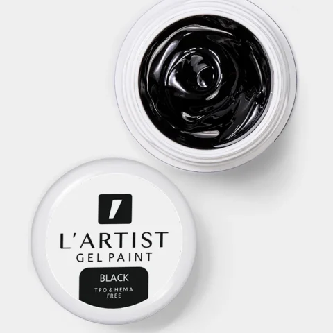 Gel paint black