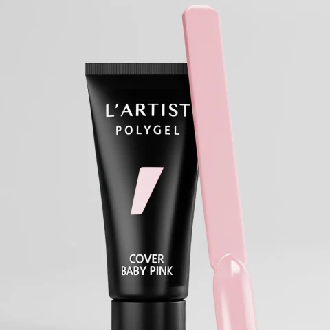 Polygel cover baby pink